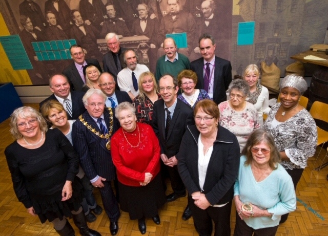 Mayor Councillor Alan Godson, Council Leader Councillor Colin Lambert, Lynne Brosnan, Chairwoman of Rochdale Tenant’s Panel, Chairman of the RBH Board Councillor Noel Chambers, Rochdale Council’s Chief Executive Roger Ellis, the Cabinet Members for Performance and Partnerships and Health, Adult Care and Housing, Councillor Jacqueline Beswick, Councillor Linda Robinson, RBH’s Chief Executive Gareth Swarbrick and members of the Tenants’ Panel.

