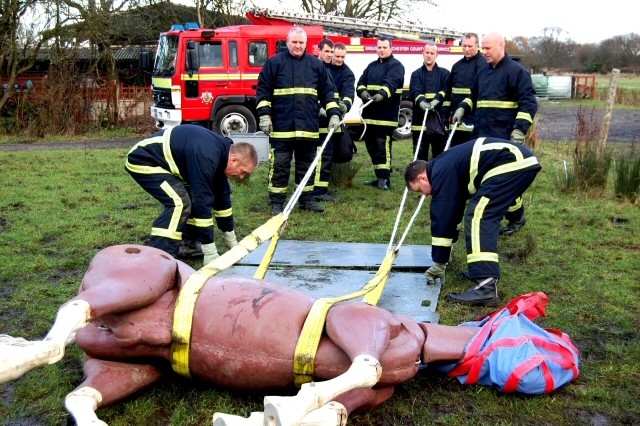 Red Watch in training