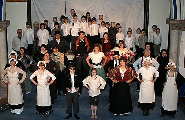 The cast of Oliver!