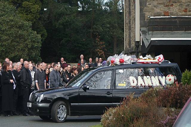 Danny Wilson's funeral - Thursday 10 February 2011