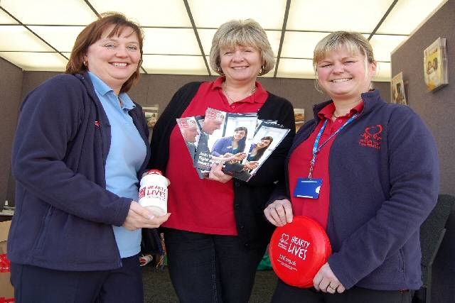 Hearty Lives nurses Sarah McStay, Christine Reade and Ngarie Smith 