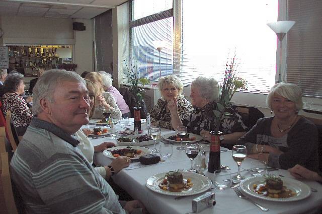 Some of the guests enjoying the meal