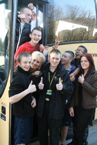 Students are happy about the new free buses to Hopwood Hall College