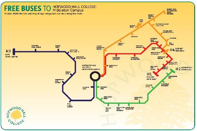 The bus routes