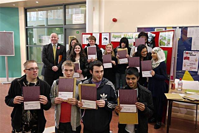 Skills for Life students who have adopted part of Rochdale Canal with Principal Derek O'Toole.

 

