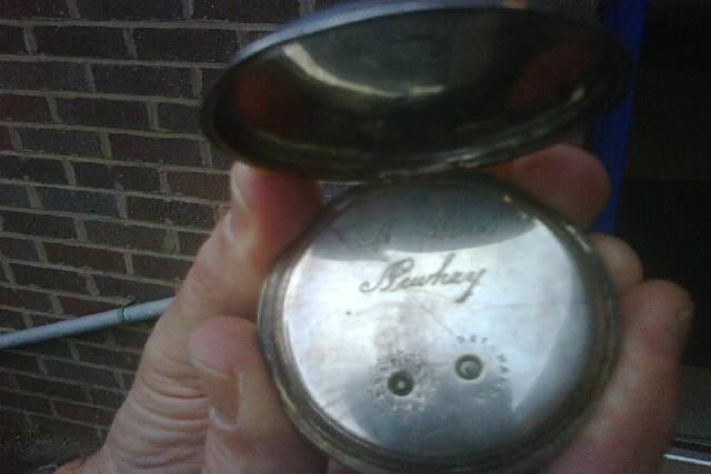 Engraving on one of the pocket watches