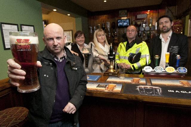 Michael Shepherd – partner of the late Emma O'Kane.   
Gaynor Emerson (Community Safety Officer for Heywood), Daisy Edwards (GMP Licensing Officer), Heywood Neighbourhood Inspector Steve Clarke and Jonathan Carter from The Old Fashioned pub (formerly the Queen Anne Hotel). 

