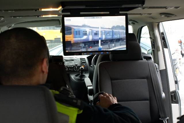 Mobile Surveillance Vehicle - inside