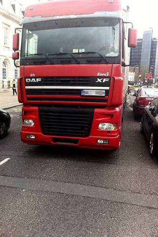 The lorry involved