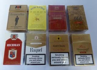 Counterfeit cigarettes 