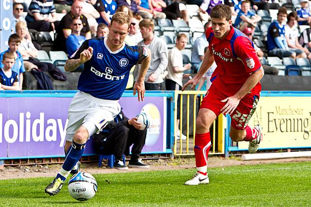 Rochdale 2 - 3 Carlisle United<br \>Matthew Done