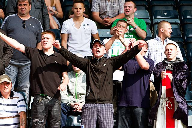 Rochdale 2 - 3 Carlisle United<br \>The Dale supporters (inc St George!) in good voice despite the defeat