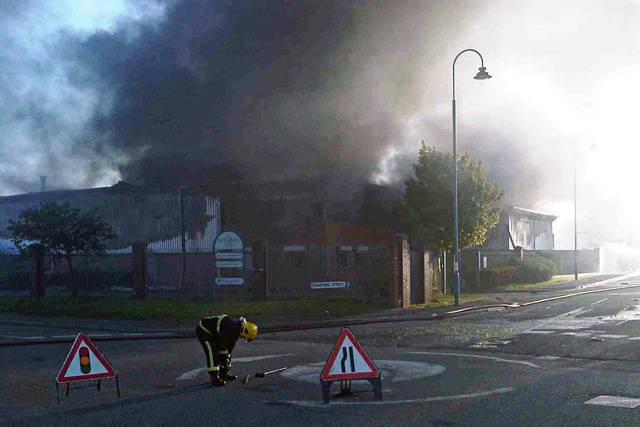 The fire at Taylor Engineering & Plastics on 28 April 2011