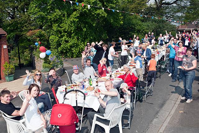 Royal Wedding Street Party - Home Drive, Middleton 2011