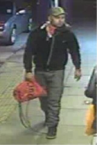 Police are appealing for anyone who recognises the man in the CCTV to come forward and help officers in their investigation

