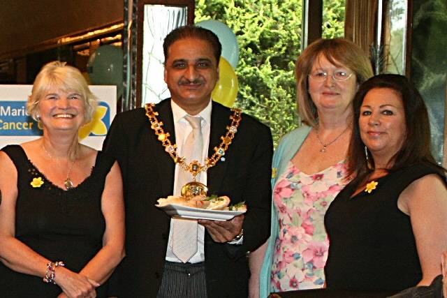 Vivien Thompson, Mayor Ali, Christine Morgan and Site Secretary Diane Page.