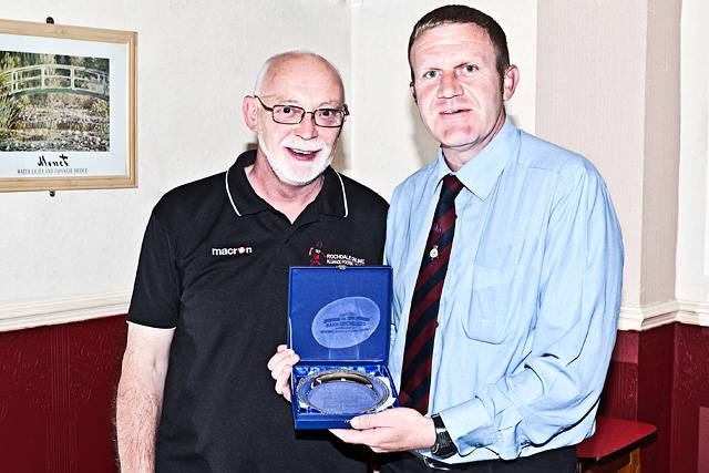 RO Alliance Football League Presentation<br \>Referee of the Season, Ryan Bromfield, presented by Trevor Winn