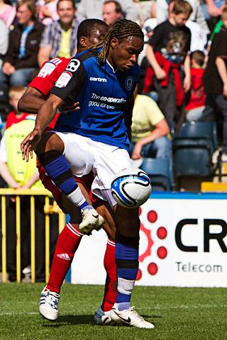 Rochdale 2 - 2 Peterborough United<br />Jean Louis Akpa-Akpro