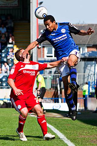 Rochdale 2 - 2 Peterborough United<br />Joe Widdowson heads