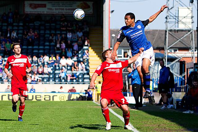 Rochdale 2 - 2 Peterborough United<br />Joe Widdowson heads