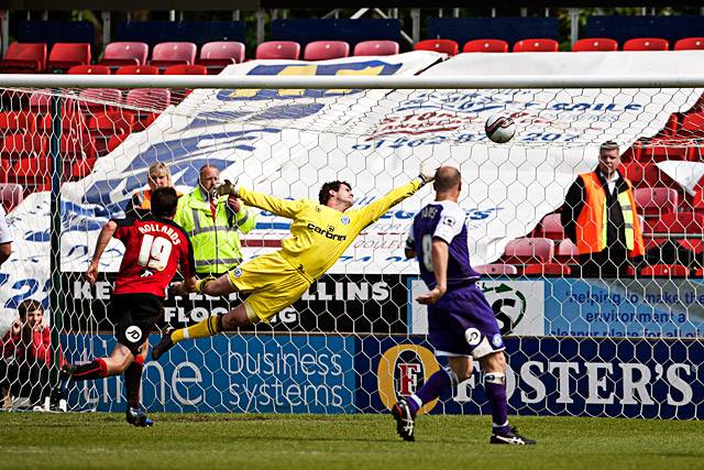 Bournemouth v Rochdale<br />Owain Fon Williams can't keep out Bournemouth's goal