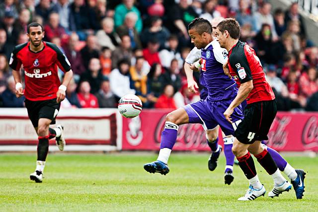 Bournemouth v Rochdale<br />Joe Thompson 