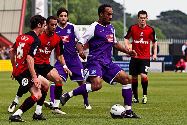 Bournemouth v Rochdale<br />Chris O'Grady