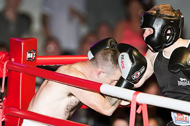 White collar boxing for charity