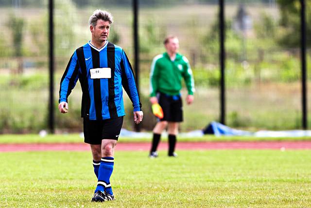 Chief Superintendent John O'Hare<br \>Annual Alliance Football Match<br \>
Police (Rochdale Division) versus Sport for All