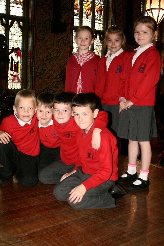 Children from St Mary's Primary School, Balderstone