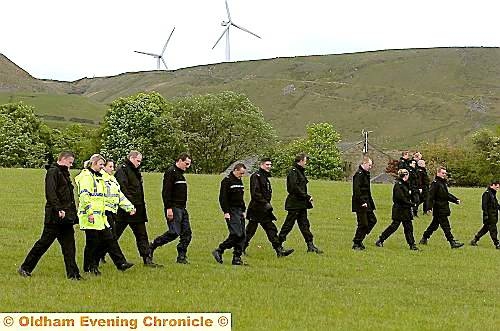 Police search near Scout Moor back in May 
