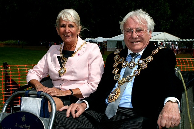 The Mayor and Mayoress of Rochdale<br/>Midd Fest 2011