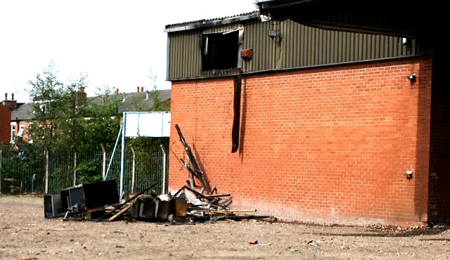 The fire damaged the office block of the building