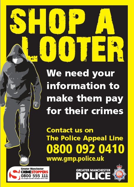 Police launch shop a looter campaign 
