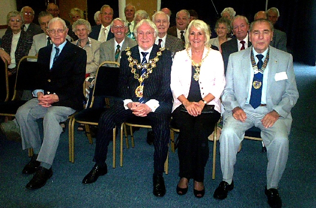 The Mayor and Mayoress of Rochdale at the Probus Club of Middleton meeting