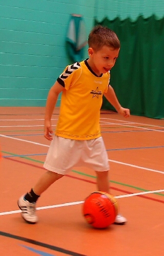 A youngster taking part in a Little Stars class