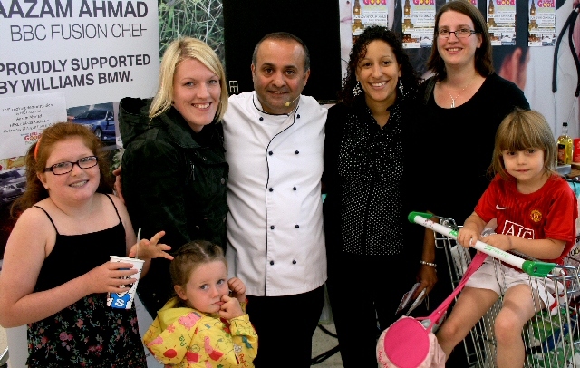 Chef Aazam Ahmad showed shoppers how it’s done in ASDA, Dane Street, Rochdale