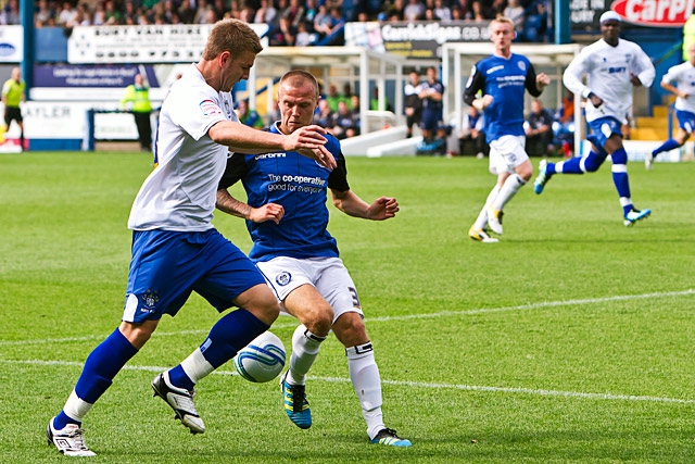 Bury v Rochdale<br \>Ball challenges