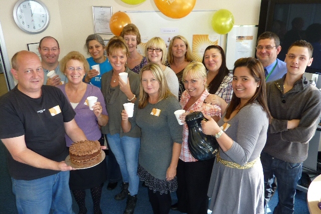 The Payroll Team ready to greet council colleagues
