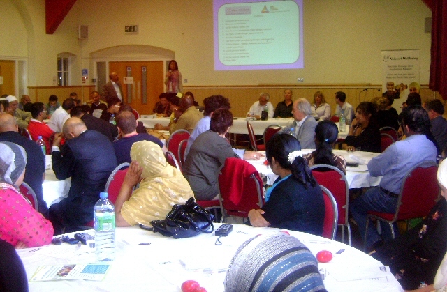 The ‘let’s talk’ event at Castlemere Community Centre 