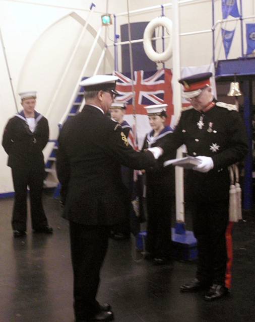 Rochdale’s award-winning sea cadet unit, T.S Frobisher II were congratulated on their achievements, during a visit from the Lord Lieutenant of Manchester, Lord Lt Warren Smith and the Mayor and Mayoress of Rochdale 