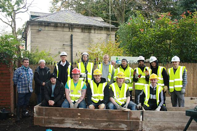 Princes Trust workers from Carillion. On the back row from the left, Roy Down, Carey Robinson, Declan Cahill and the rest of the team