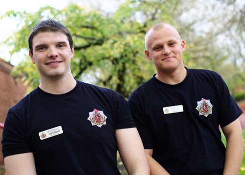 Rick Leicester from Middleton and Dale Murray from Salford, GMFRS Post Incident Team (PIT) members