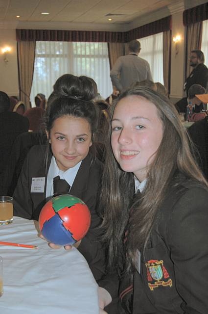 Pupils in the ‘Make it - Enterprising Challenge’; a competition designed to test their entrepreneurial ability 