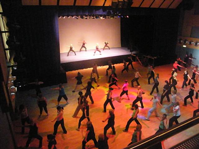 Middleton Arena goes the extra mile for Children in Need with a Zumba dance session  
