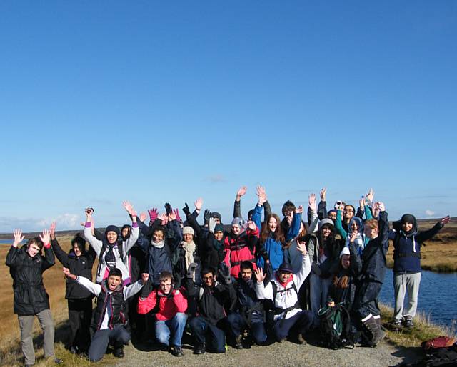 Thirty students from Rochdale Sixth Form College took part in a challenging hike from Blackstone Edge to Stoodley Pike as part of their training to attain the Duke of Edinburgh Gold Award