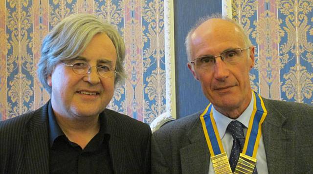 Petrus’ Deputy Coordinator Phil Foster and The Rotary President, David Smithard