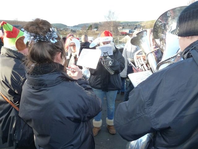 Littleborough Public Brass Band & the Mince Pie Special