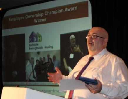 Tony Dempsey named ‘Employee Ownership Champion’ at the prestigious Phillip Baxendale Awards