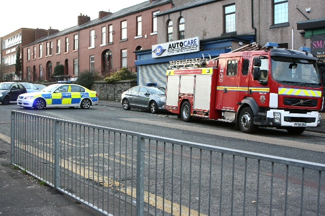 Emergency services at the scene 